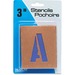 USS103 - U.S. Stamp & Sign Brown Paper Letters/Numbers Stencils