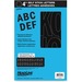 USS32411 - Headline Black Vinyl Stick-on Letters