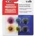 VLB61218 - Filemode Round Translucent Colourful Magnets