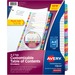 AVE11844 - Avery&reg; Ready Index(R) A-Z Tab Binder Dividers, Customizable Table of Contents, Contemporary Multicolor Tabs, 1 Set (11844)