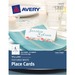AVE16109 - Avery&reg; Place Cards, Uncoated, 1-7/16" x 3-3/4", Textured, White, 150 Cards (16109)