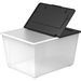 STX00900U04C - Storex 60L Flip Top File Storage Tote