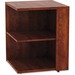 LLR69894 - Lorell Essentials Series Cherry Laminate Square Bookcase
