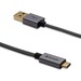 VER99675 - Verbatim USB-C to USB-A Cable - 47 in. Braided Black