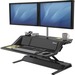 FEL8080301 - Fellowes Lotus&trade; DX Sit-Stand Workstation - Black