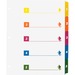 BSN21908 - Business Source Color-coded Table of Contents/Tabs Index Dividers