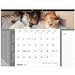 BLIC194115B - Blueline 2019 Monthly Desk Pad Furry Collection