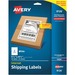 AVE08126 - Avery&reg; Shipping Address Labels, Inkjet Printers, 50 Labels, Half Sheet Labels, Permanent Adhesive, TrueBlock(R) (8126)