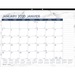 BLIC194110B - Blueline Monthly Desk Pad Marble 2020 - Bilingual