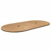 HTWINVRTE96SM - Heartwood Sugar Maple Laminate Racetrack Tabletop
