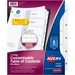 AVE11130 - Avery&reg; Customizable Table of Contents Dividers, Ready Index(R) Printable Section Titles, Preprinted Black Numbers 1-5 White Tabs, 1 Set (11130)