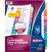 AVE11143 - Avery&reg; Customizable Table of Contents Dividers, Ready Index(R) Printable Section Titles, Preprinted 1-15 Multicolor Tabs, 1 Set (11143)