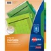 AVE11901 - Avery® Big Tab(TM) Insertable Plastic Dividers, 8-Tab Set, Multicolor (11901)