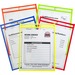 CLI43910 - C-Line Neon Colored Stitched Shop Ticket Holders