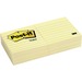 MMM6306PK - Post-it Notes, 3 in x 3 in, Canary Yellow, Lined