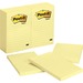 MMM660YW - Post-it Notes, 4 in x 6 in, Canary Yellow, Lined