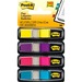 MMM6834AB - Post-it Flags, Assorted Bright Colors, 1/2 in. Wide