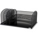 SAF3254BL - Safco Onyx 3 Tray/3 Upright Section Desk Organizer