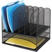 SAF3255BL - Safco Onyx 2 Horizontal/6 Upright Desk Organizer