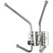 SAF4160 - Safco 2-Hook Contemporary Steel Coat Hooks